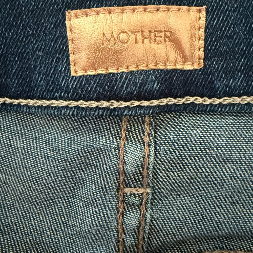 MOTHER ”Lil Doozy Fray”jeans in “Scorching Hot” ✨NWT✨ size 27 - Picture 6 of 10